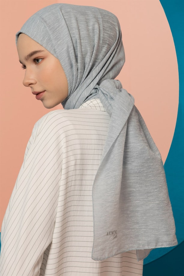 Armine Trend Kesik Elyaf Şal 00Oa0444 Su Yeşil