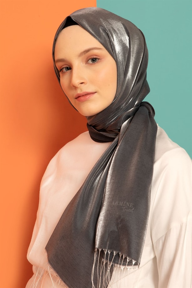 Armine Trend Diamond Şal 00Oa0444 Antrasit