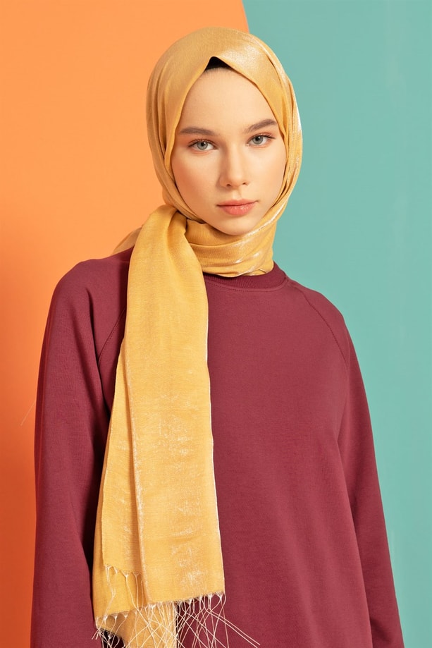 Armine Trend Diamond Şal 00Oa0444 Gold
