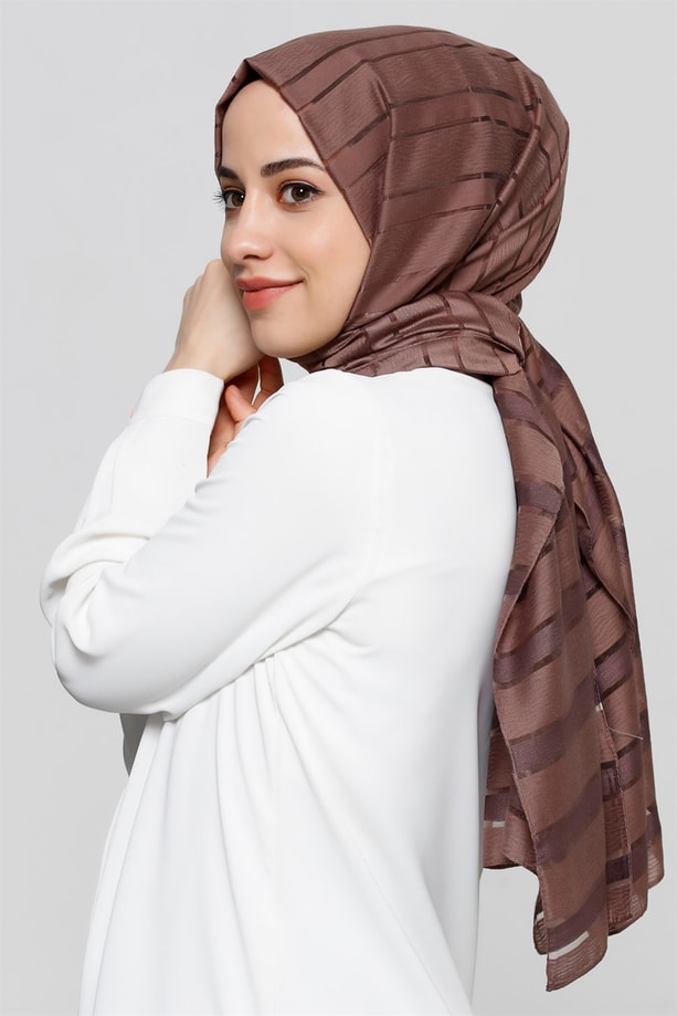 Armine Trend Viscon Şal 00Oa0444 Açık Kahve