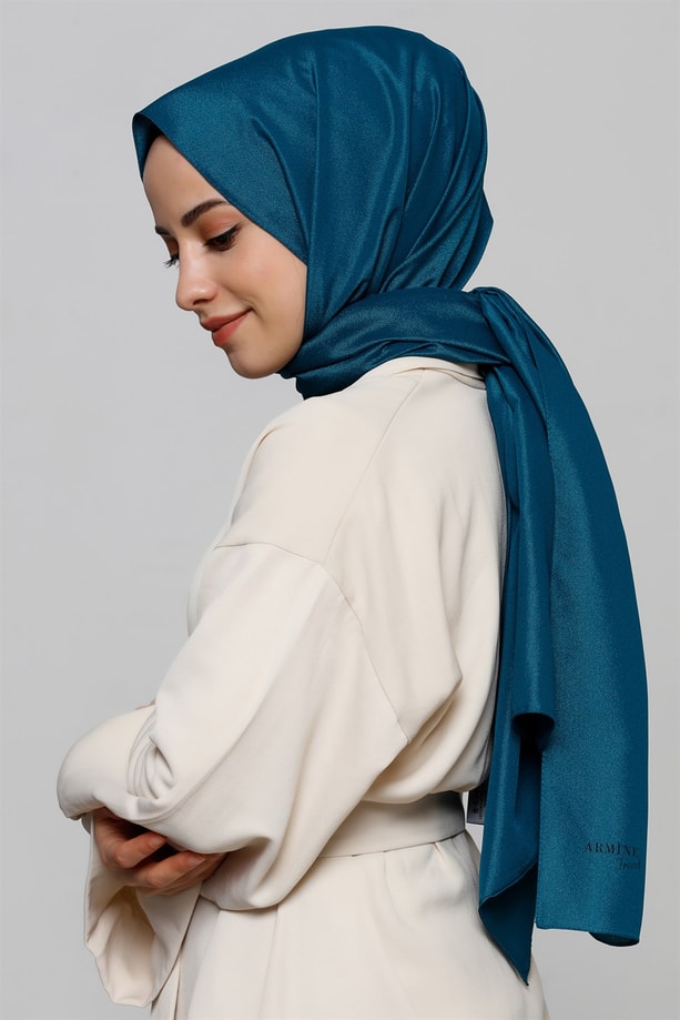 Armine Trend Polyester Şal 00Oa0444 Petrol