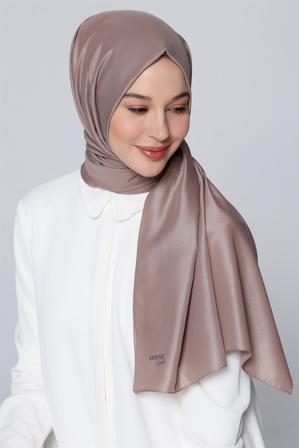 Armine Trend Polyester Şal 00Oa0444 Vizon