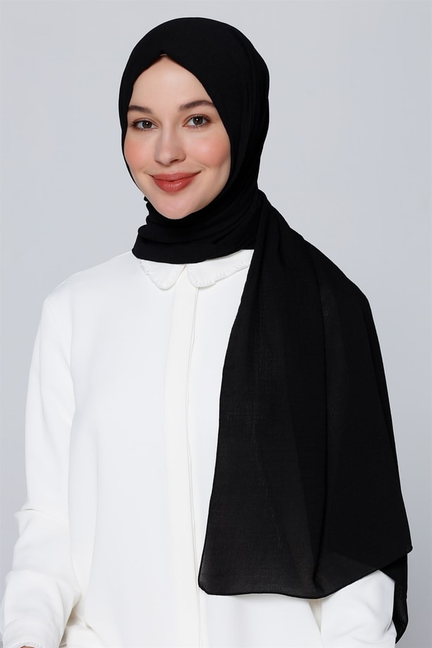 Armine Trend Polyester Şal 00Oa0444 Siyah
