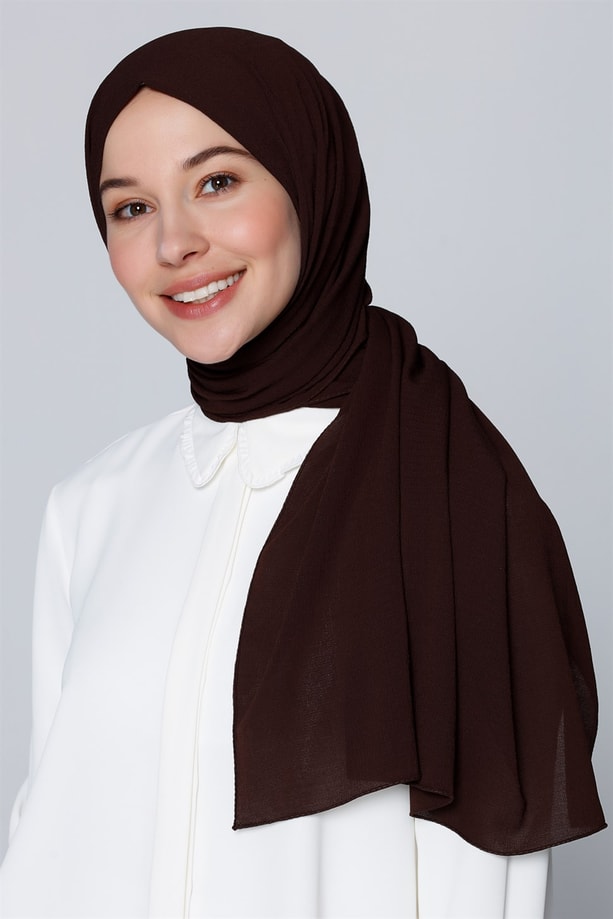 Armine Trend Polyester Şal 00Oa0444 Açık Kahve