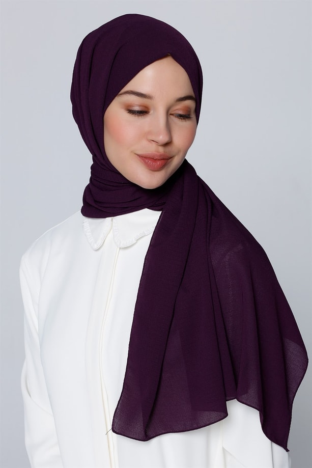Armine Trend Polyester Şal 00Oa0444 Mor