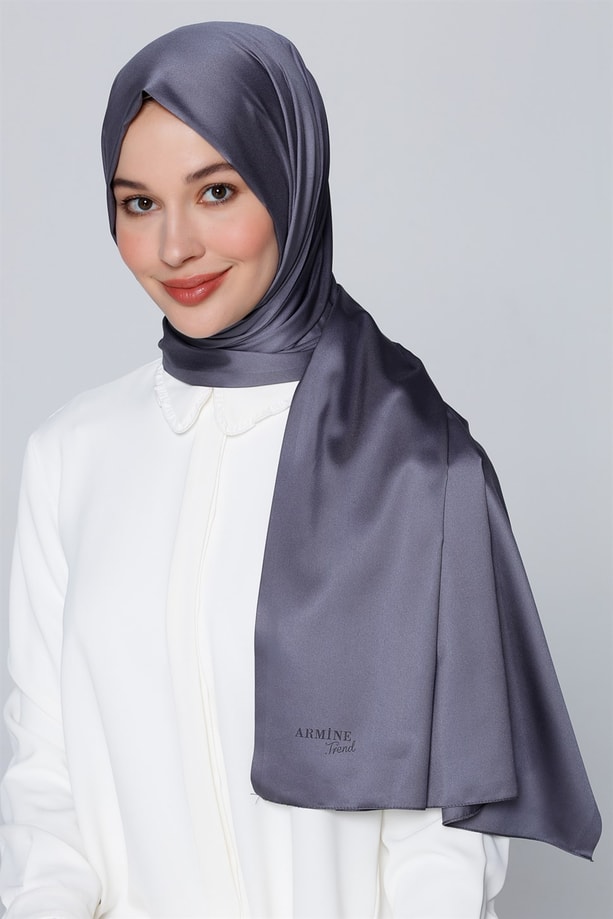 Armine Trend Polyester Şal 00Oa0444 Füme