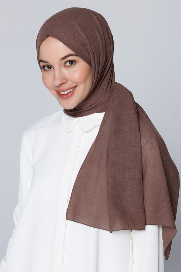 Armine Trend Polyester Şal 00Oa0444 Çikolata