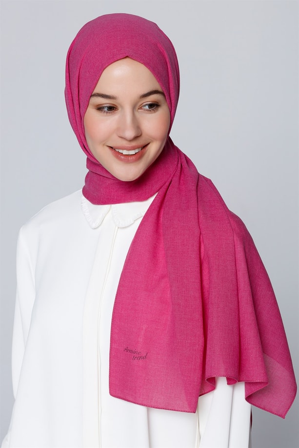 Armine Trend Polyester Şal 00Oa0444 Fuşya