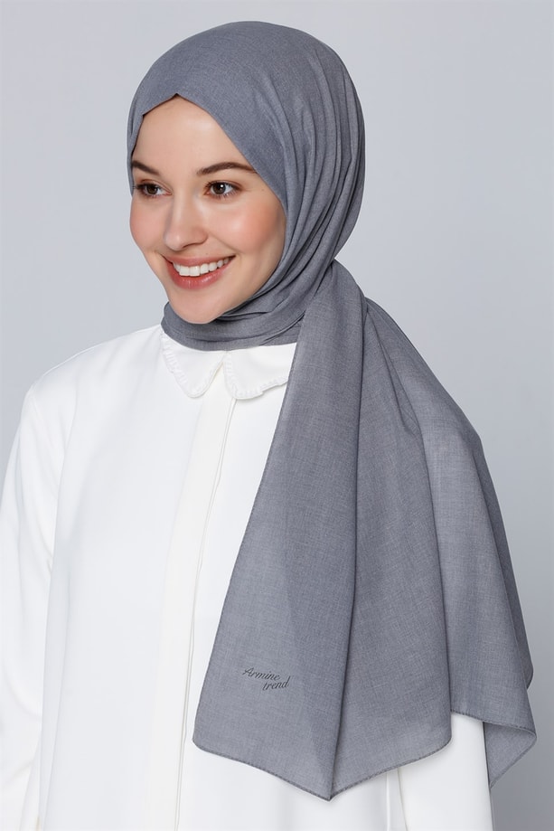 Armine Trend Polyester Şal 00Oa0444 Gri