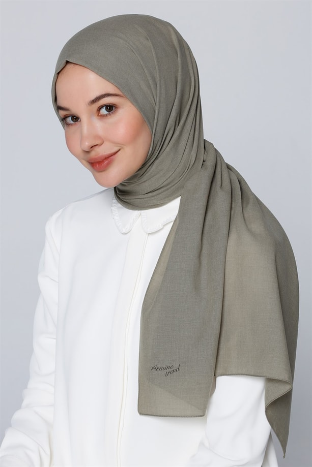 Armine Trend Polyester Şal 00Oa0444 Olive