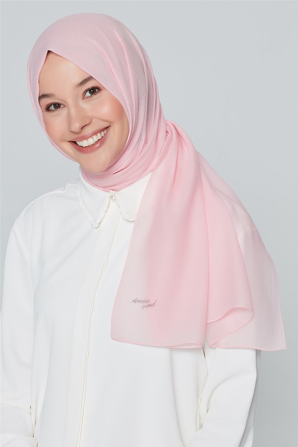 Armine Trend Polyester Şal 00Oa0444 Pembe