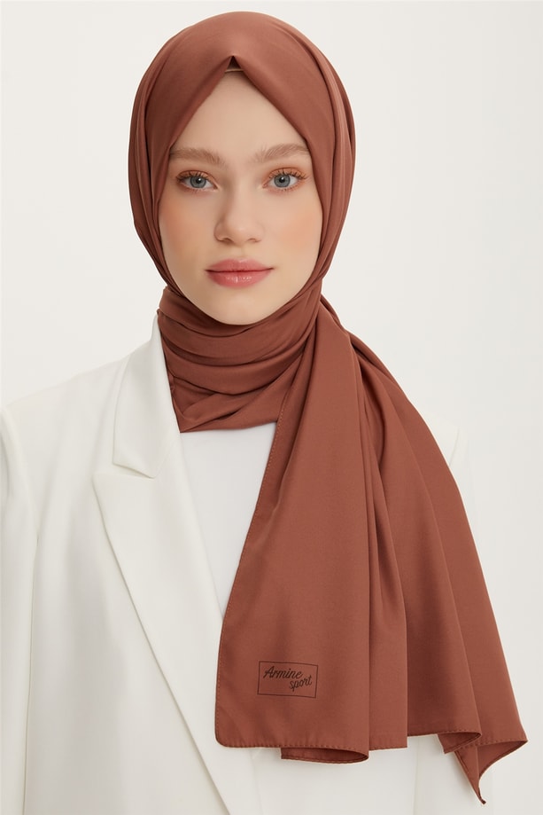 Armine Sport Şal Düz Fon 093