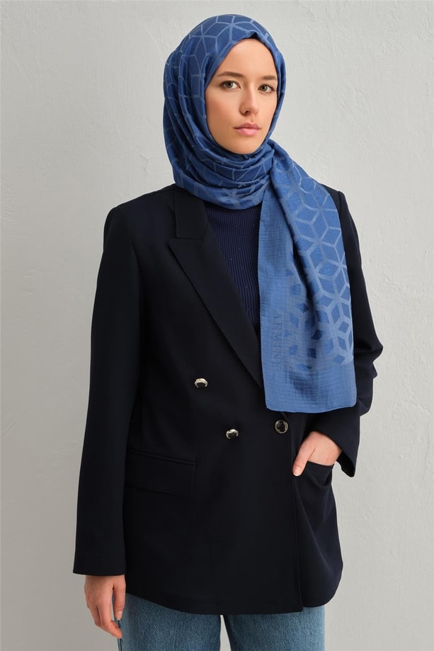 Armine Lyocell Naia Petek Desen Şal 1113-16