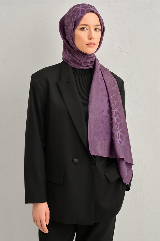 Armine Lyocell Naia Petek Desen Şal 1113-28