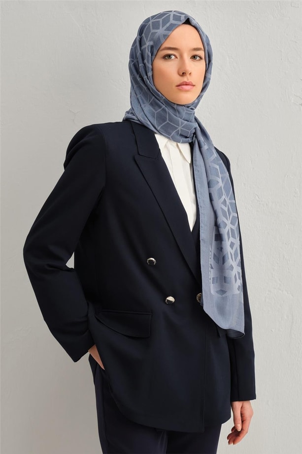 Armine Lyocell Naia Petek Desen Şal 1113-30