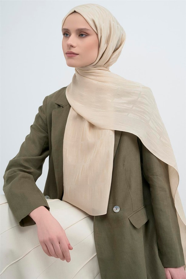 Armine Lyocell Naia Çubuk Desen Şal 3 64