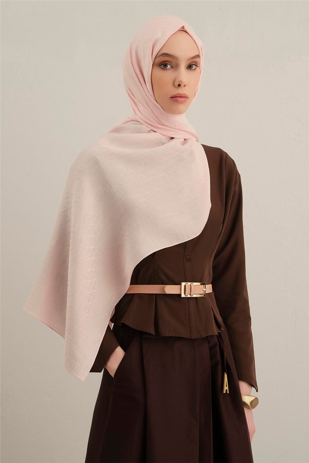 Armine Lyocell Naia Üçgen Monogram Şal 5 39