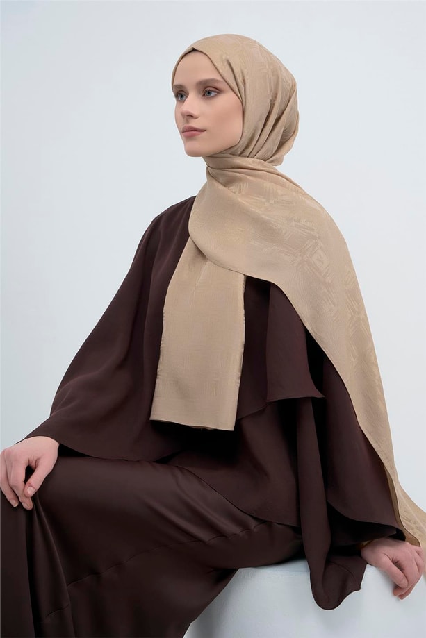 Armine Lyocell Naia Kare Monogram Şal 6 04