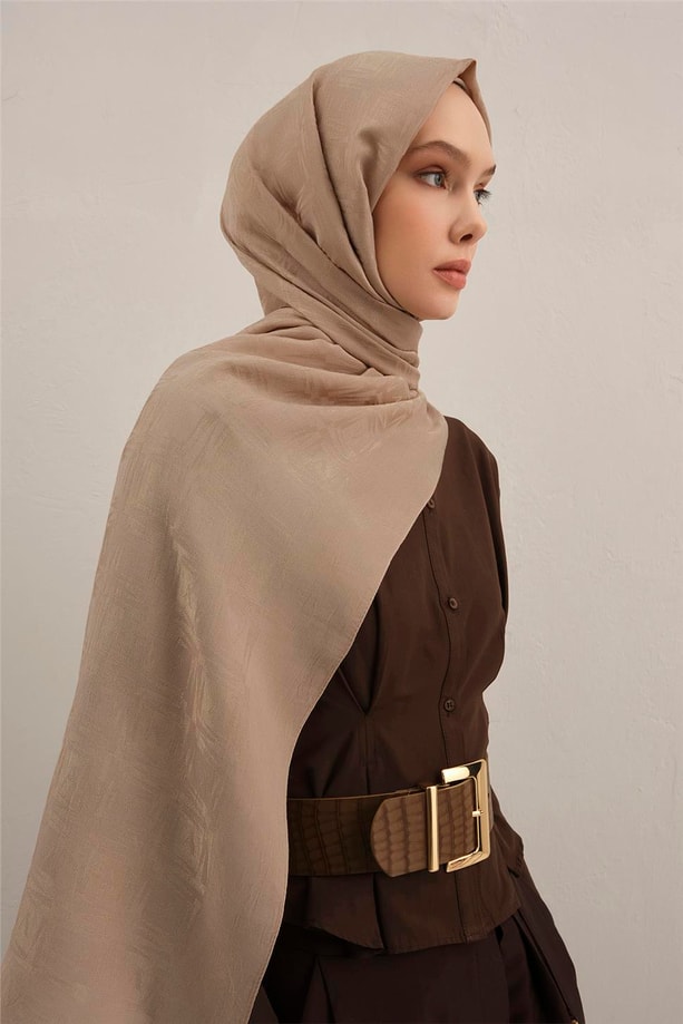 Armine Lyocell Naia Kare Monogram Şal 6 04