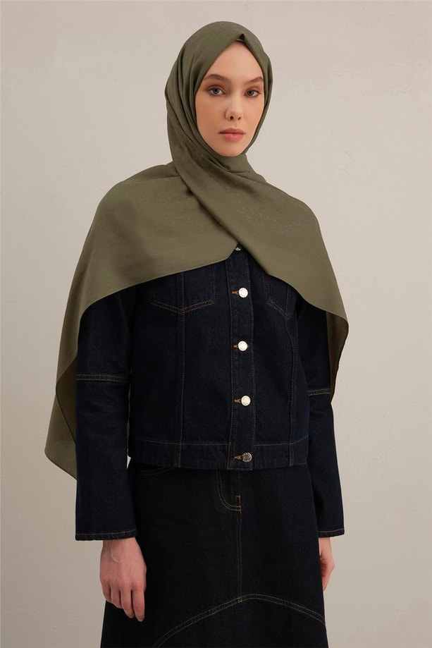 Armine Damla Desen Bambu Cotton Şal 49