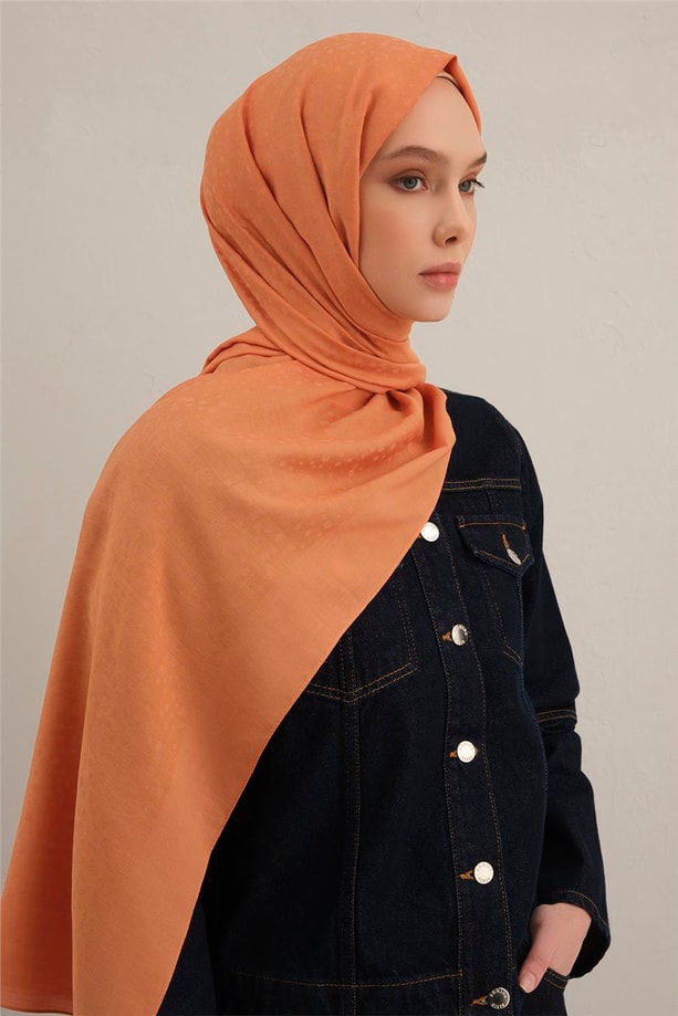 Armine Damla Desen Bambu Cotton Şal 72