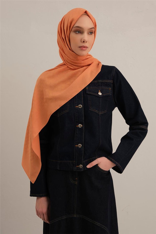 Armine Link Desen Bambu Cotton Şal 72