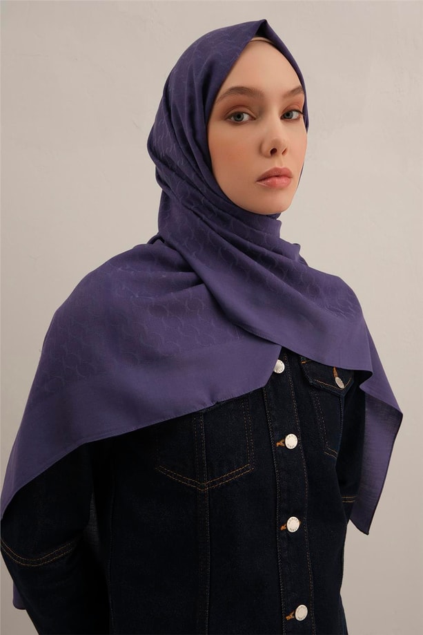 Armine Link Desen Bambu Cotton Şal 68