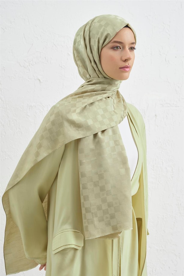 Armine J.İpek Pamuk Dama Şal 54