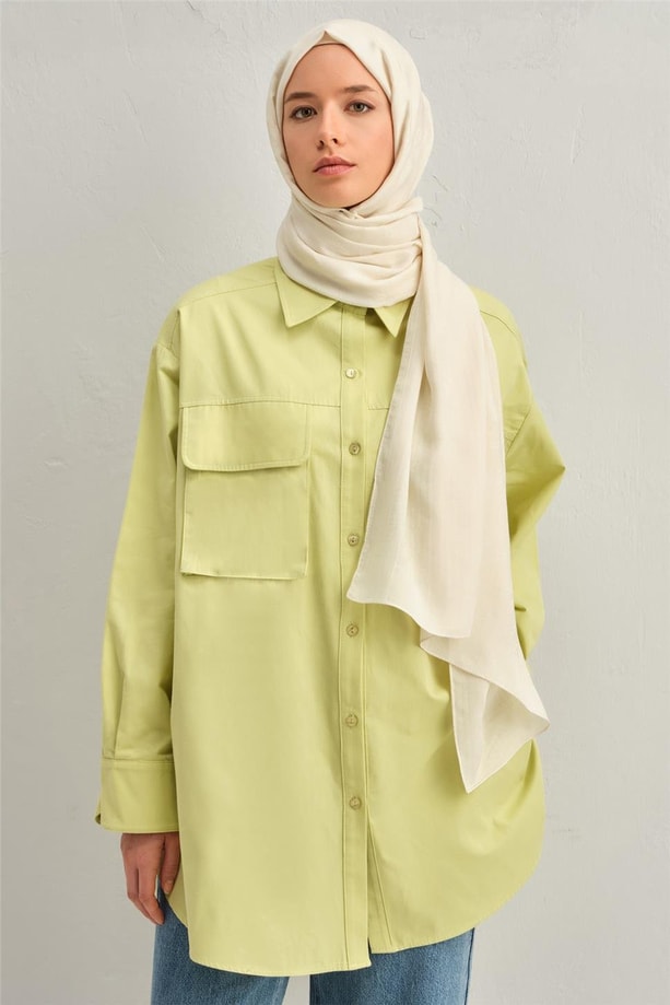 Armine Tensel İpek Minimal Monogram Desen Şal 32100