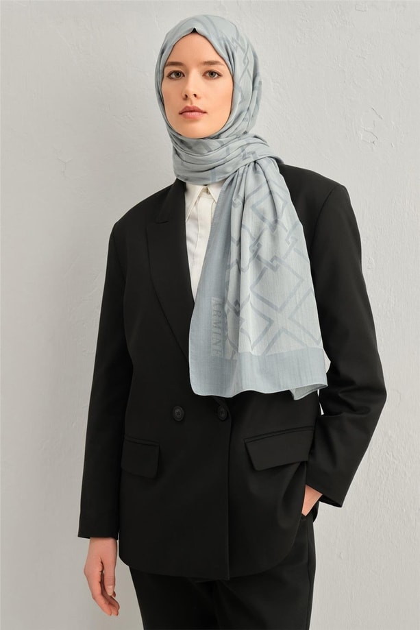 Armine Tensel İpek Zincir Desen Şal 3291