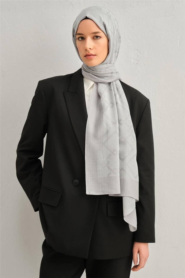 Armine Tensel İpek Zincir Desen Şal 3295