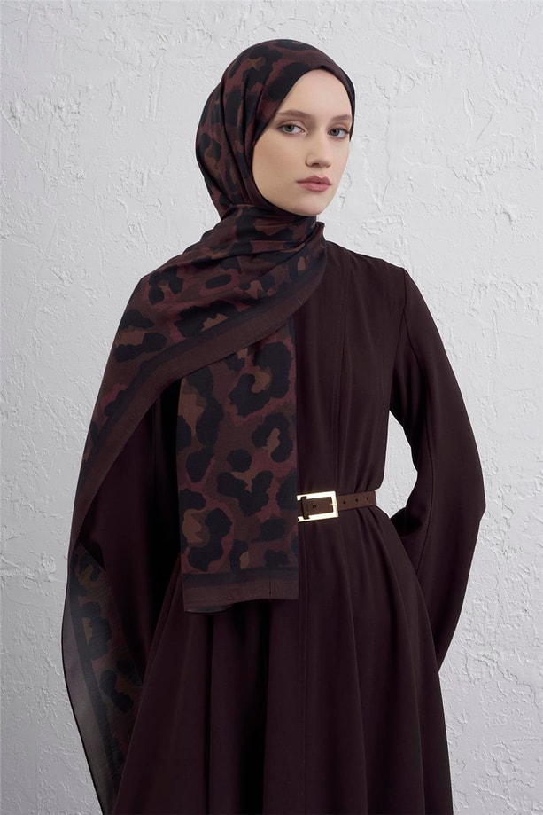 Armine İpek Tensel Leopar Şal 3 04