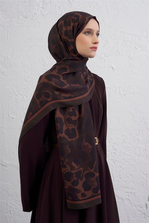 Armine İpek Tensel Leopar Şal 3 33