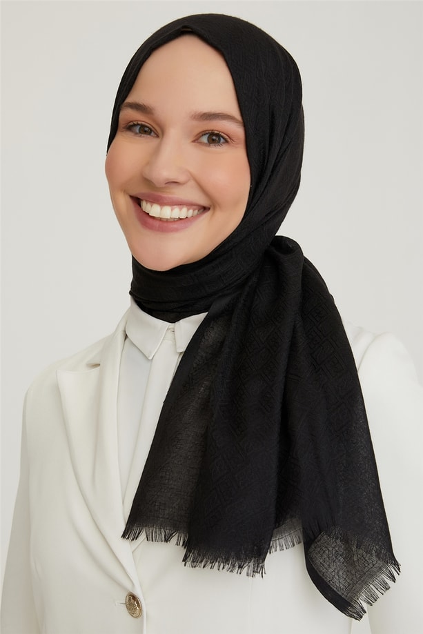 Belli Belli Polyester Şal 00Oa9884 Siyah