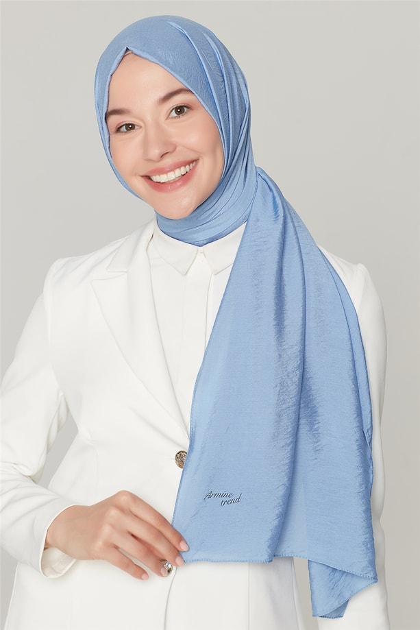 Armine Trend Classy Şal 00Oa0444 Bebe Mavi