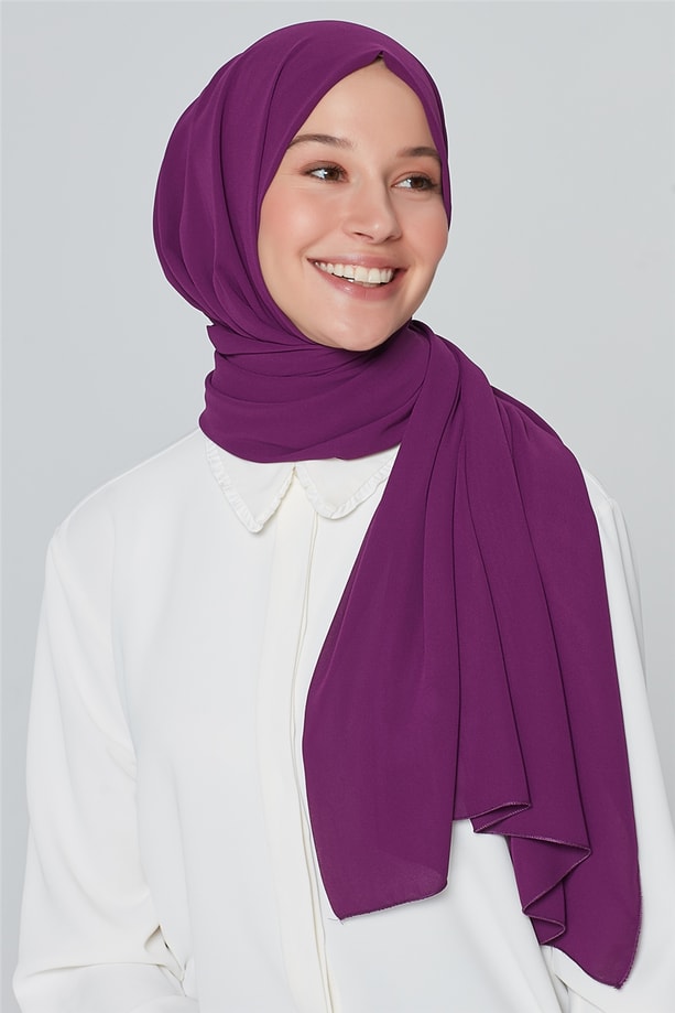 Armine Abiye Şal 18Ya1001 Mürdüm