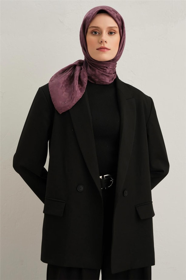 Armine Jakarlı İpek Pamuk Eşarp 2410702