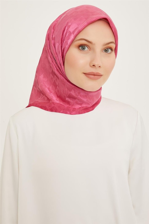 Armine Jakarlı İpek Pamuk Eşarp 97