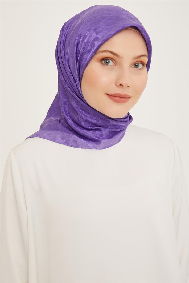 Armine Jakarlı İpek Pamuk Eşarp 99