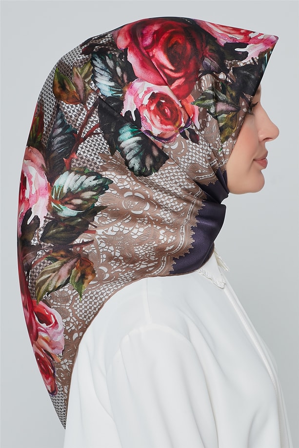 Armine Nostalji Twill İpek Eşarp 18Ya4513 33