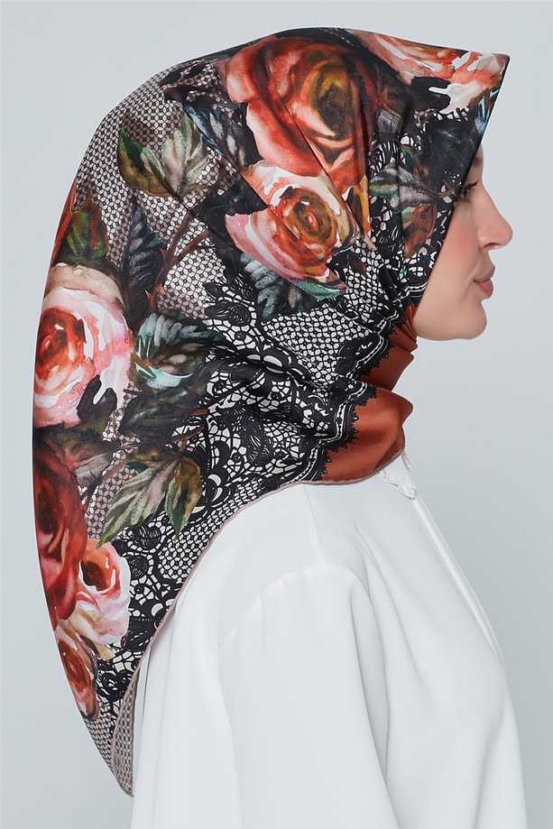 Armine Nostalji Twill İpek Eşarp 18Ya4513 34