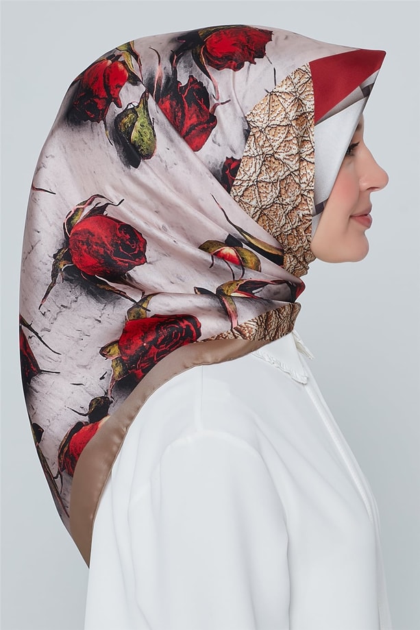 Armine Nostalji Twill İpek Eşarp 18Ya4533 10