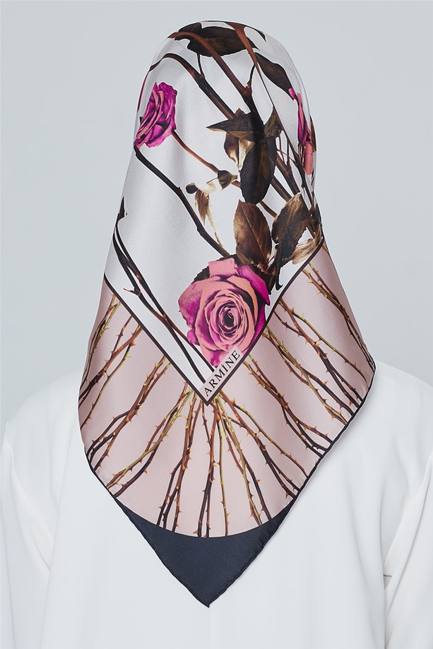 Armine Nostalji Twill İpek Eşarp 18Ya7240 31