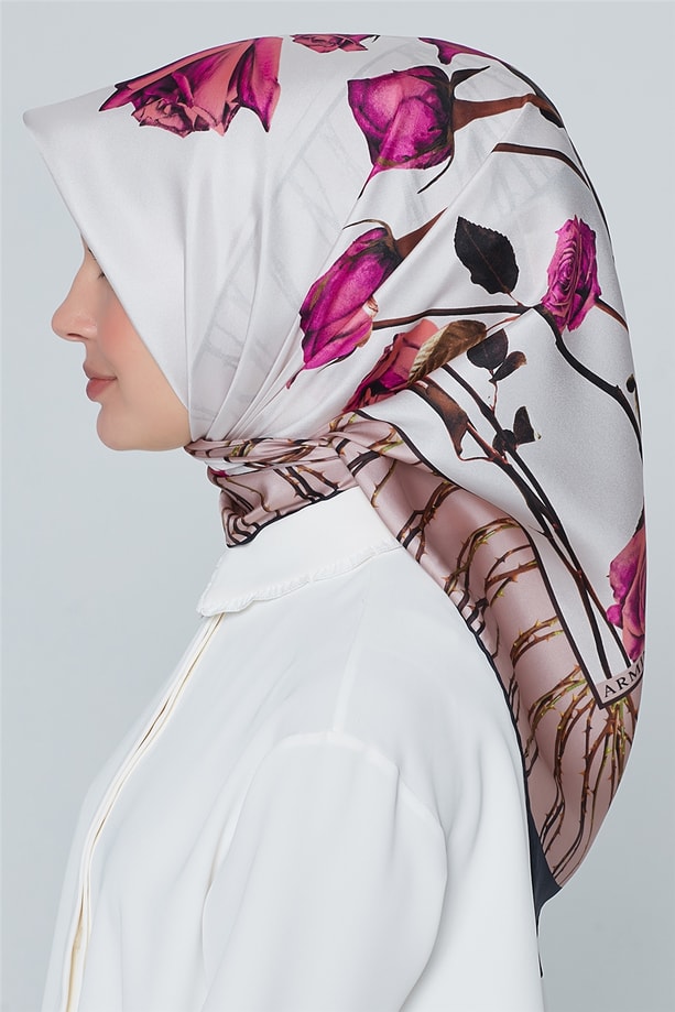Armine Nostalji Twill İpek Eşarp 18Ya7240 31