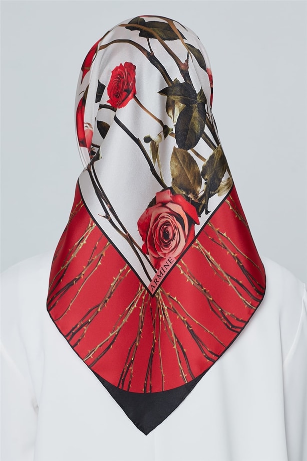 Armine Nostalji Twill İpek Eşarp 18Ya7240 32