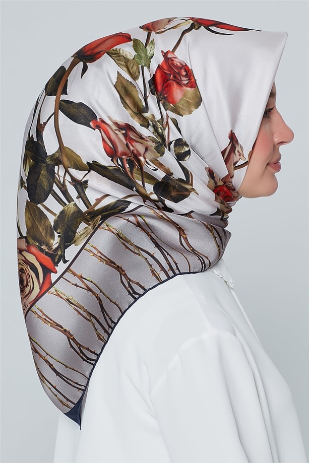Armine Nostalji Twill İpek Eşarp 18Ya7240 33