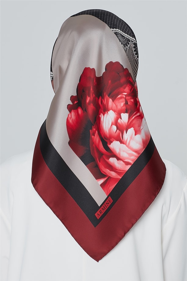 Armine Nostalji Twill İpek Eşarp 18Ya7284 82
