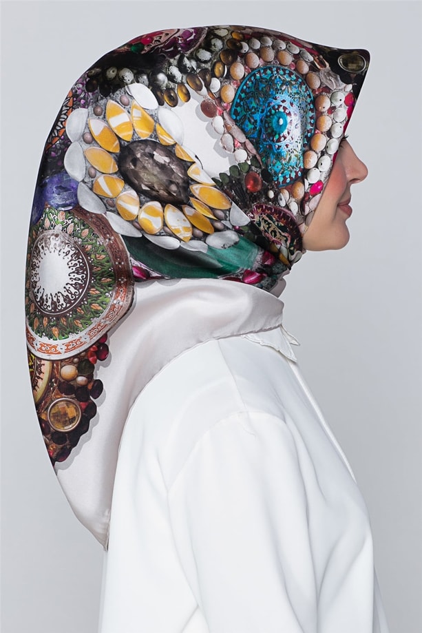 Armine Nostalji Twill İpek Eşarp 18Ya7405 82