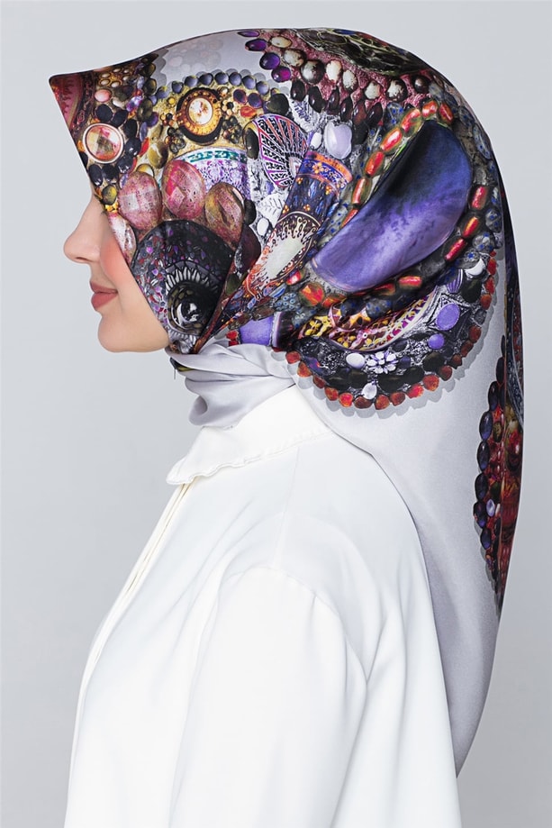 Armine Nostalji Twill İpek Eşarp 18Ya7405 83