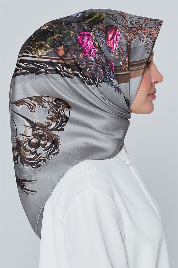 Armine Nostalji Twill İpek Eşarp 18Ya7469 33